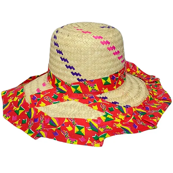 Chapéu Palha Estampado Sortido