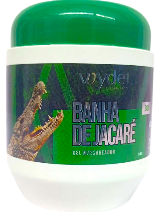 Gel Massageador 240g Banha Jacare Wydet