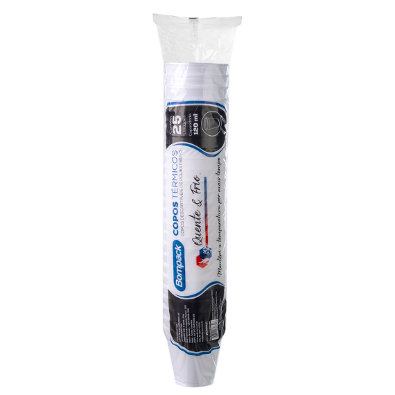 Copo Térmico C/25 120ml Bompack