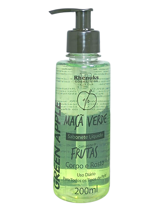 Sabonete Liquido 200ml Corpo e Rosto Maca Rhenuks