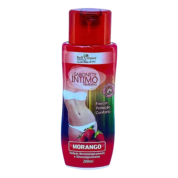Sabonete Intimo 200ml Morango Bell Corpus