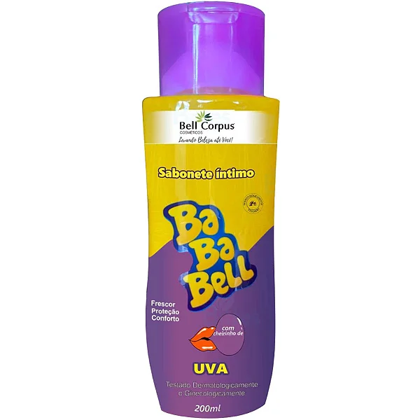 Sabonete Intimo Baba Bell Uva 200ml Beel Corpus