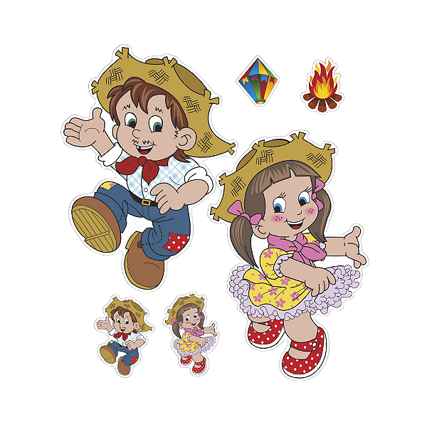 Painel Decorativo Casal Caipira Taz NC Toys