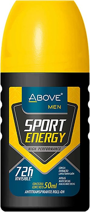 Desodorante Rollon Above Sport Energy Men 50ml Baston