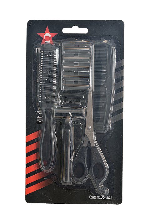 Kit Barba/Cabelo 5Pcs Redstar Wincy Rio De Ouro