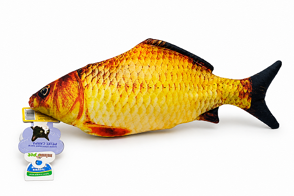 Brinquedo para Gato Peixe Carpa