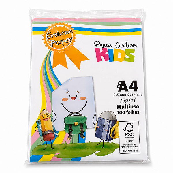 Papel Sulfite A4 com 100 Folhas