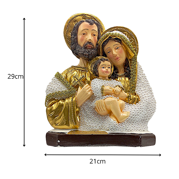 Imagem Santo Pérola 30cm Luxo Premium
