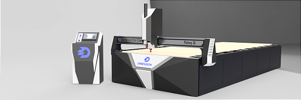 Router CNC Falcon 2S Duplo Spindle Dimension CNC