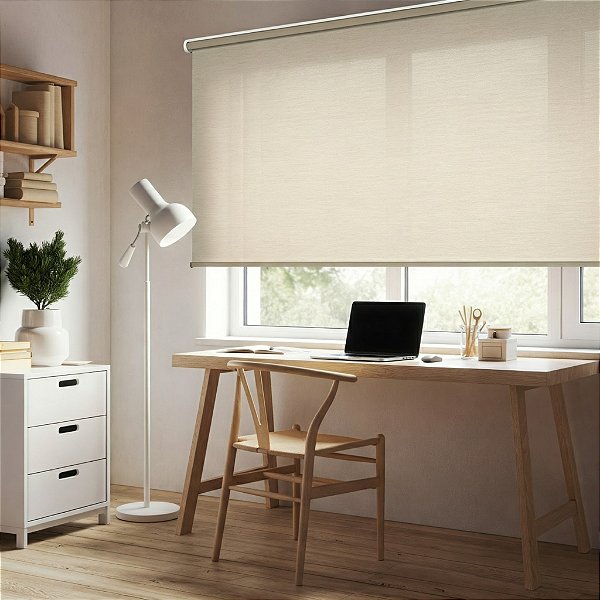 Persiana Rolo Soft Linho 100x160 cm Bege