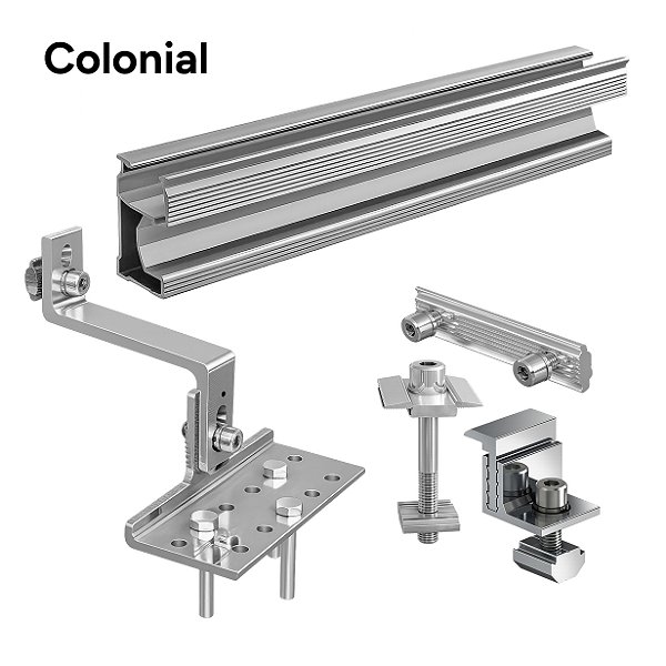 Estrutura De Telha Colonial P/ 04 - Mod / Solargroup
