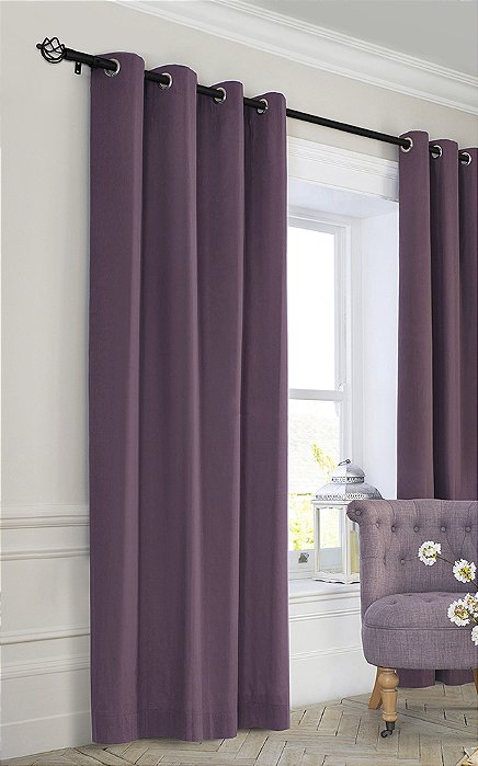 Kit Varão Extensível 120 a 210cm 25/28mm Coroa Preto