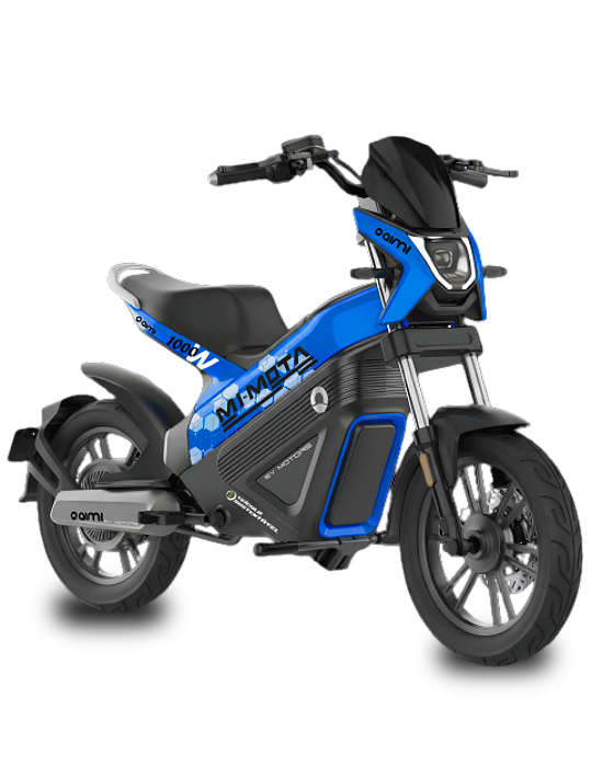 Moto Elétrica AIMI Azul – MI-MOTO 1000W