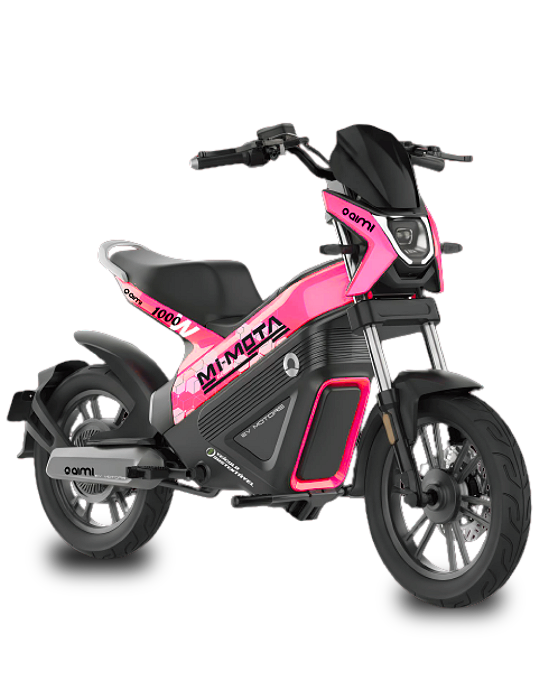 Moto Elétrica AIMI Rosa – MI-MOTO 1000W