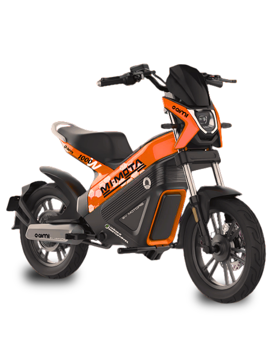 Moto Elétrica AIMI Laranja – MI-MOTO 1000W