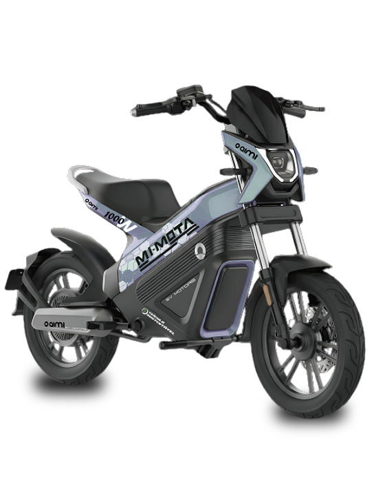 Moto Elétrica AIMI Cinza – MI-MOTO 1000W