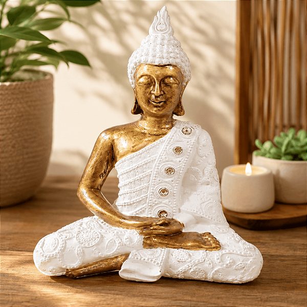 Buda Hindu Dhyana Mudra - Estátua de Meditação