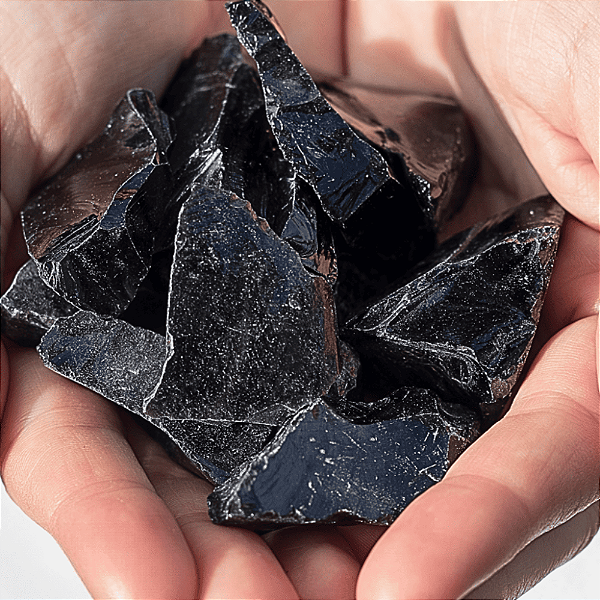 Obsidiana Negra Bruta - Pedra Escudo Energético