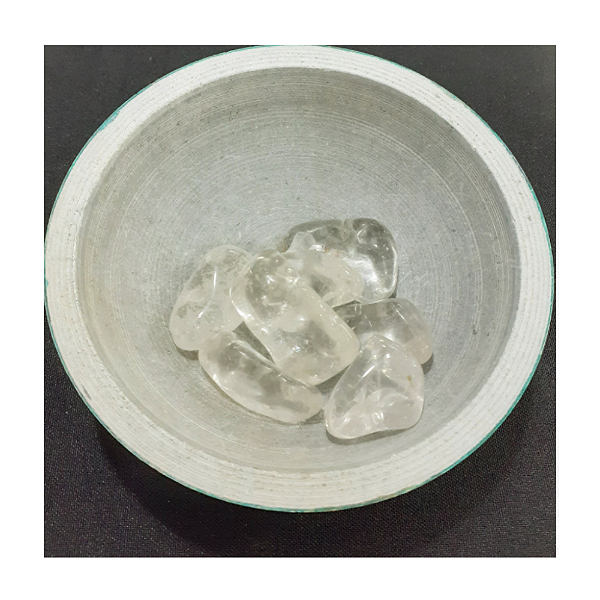 Quartzo Cristal Rolado - Purificador e Energizador | Pedras