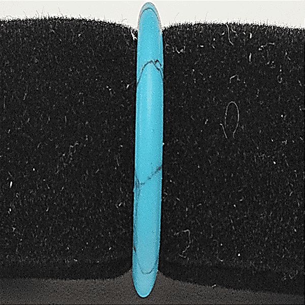 Aliança Howlita Turquesa - Pedra da Calma