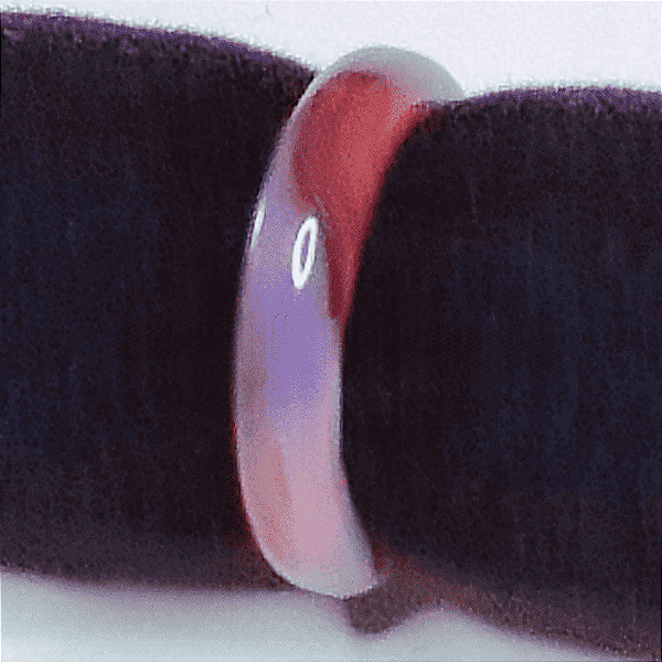 Aliança em Pedra Ágata Mesclada - Redução Do Estresse