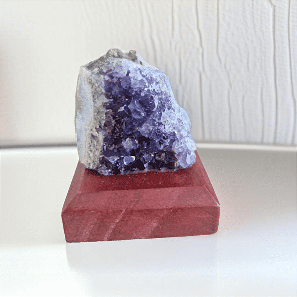 Drusas Pedras Base Madeira | Decoração Esotérica