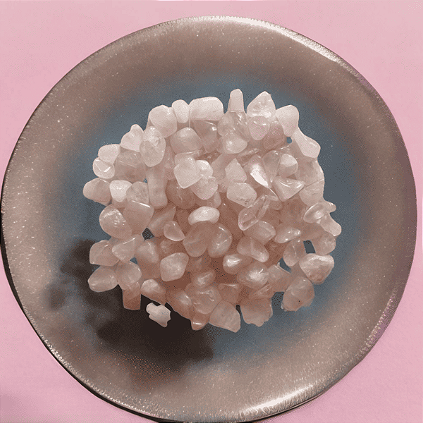 Quartzo Rosa Bruta e Rolada - O Cristal que Vibra Amor e Harmonia