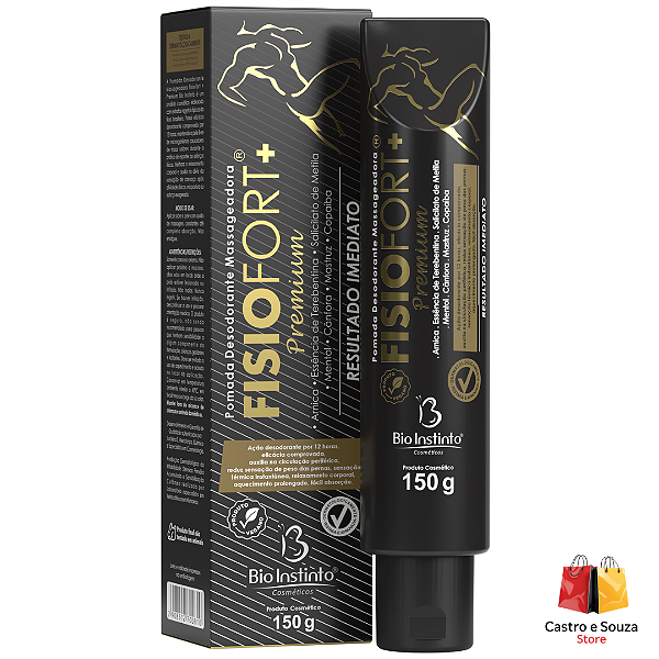 Pomada Massageadora Fisiofort Premium 150g Bio Instinto