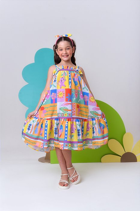 Vestido Jardim Encantado