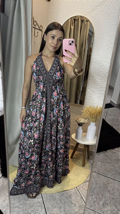 Vestido Indiano Longo