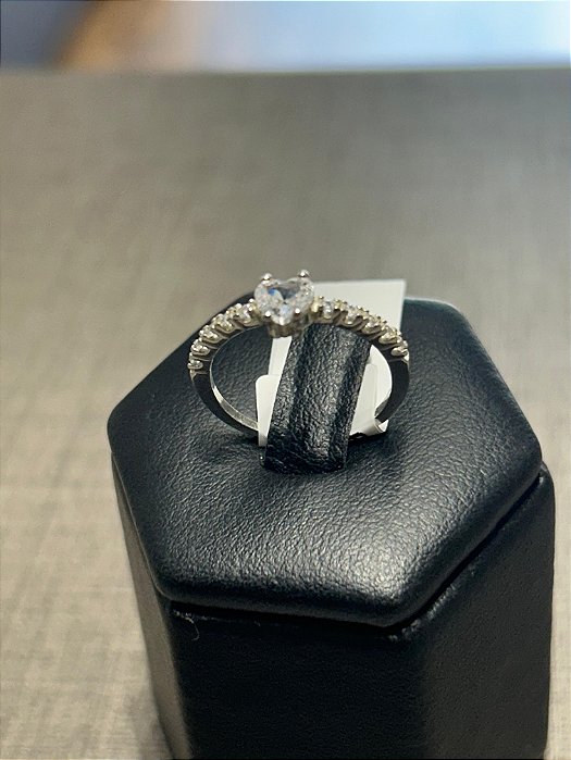 ANEL SOLITARIO CORAÇAO