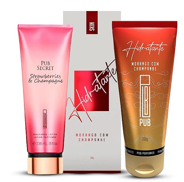 HIDRATANTE PUB MORANGO CHAMPANHE N°01