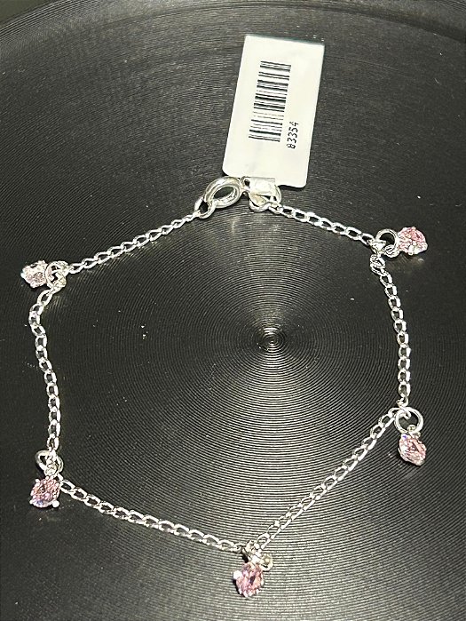 PULSEIRA PINGENTES ROSA