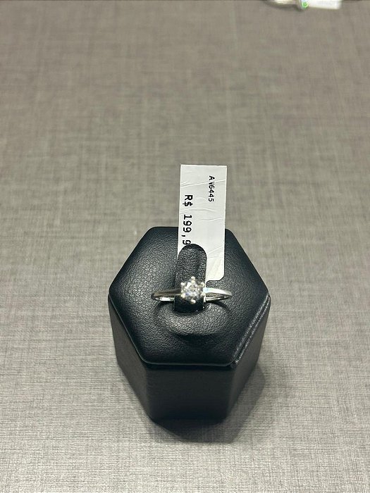 ANEL SOLITARIO PEDRA ALTA