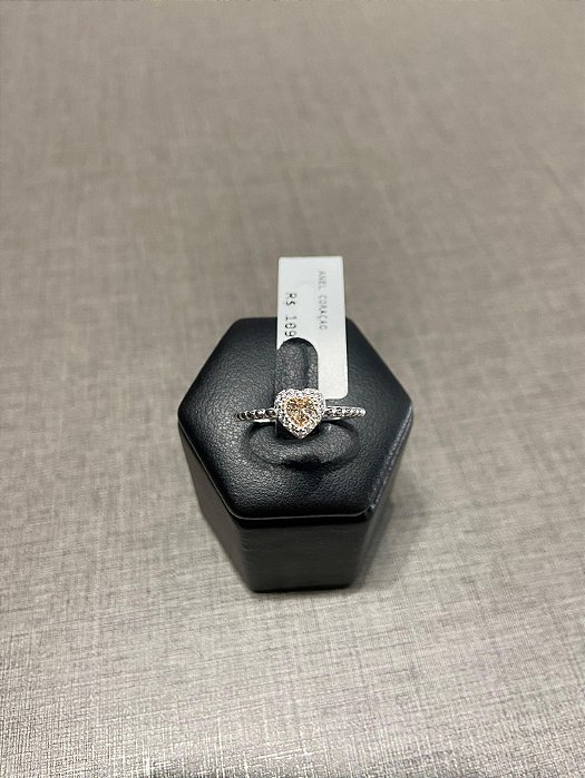 ANEL CORAÇAO AMARELO