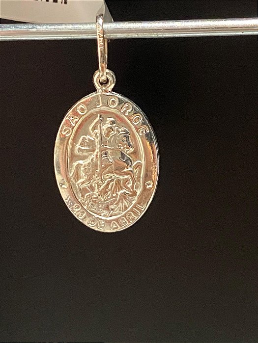 PINGENTE MEDALHA SAO JORGE