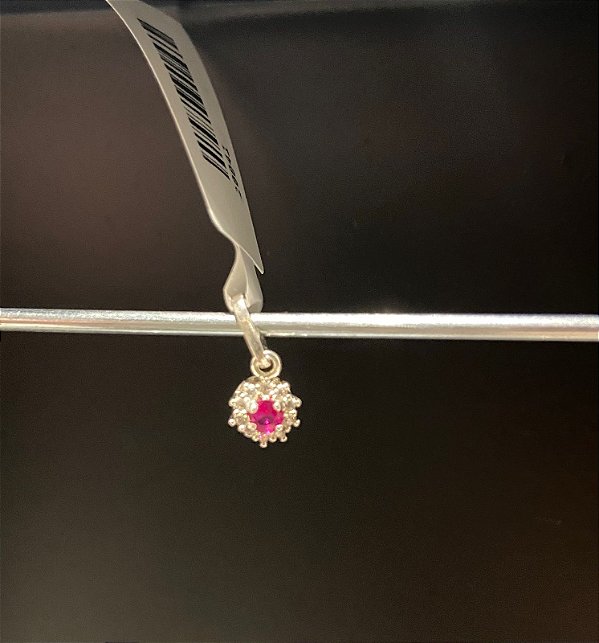 PINGENTE PONTO DE LUZ ROSA