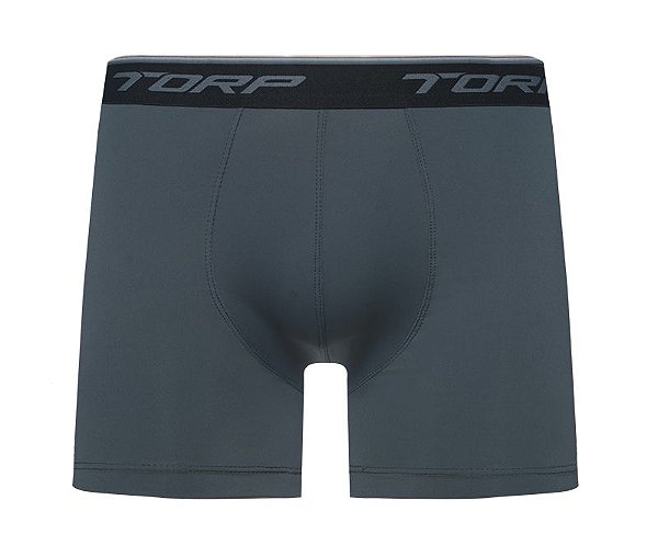 Cueca Boxer Torp Microfibra Cinza