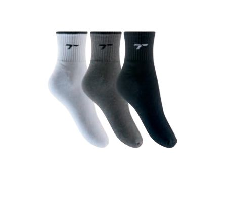 KIT DE MEIAS TORP CANO MEDIO ATOALHADA ESPORTIVA SORTIDAS  - 3 PARES 38/43