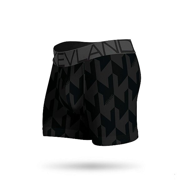 Cueca Boxer Kevland Black Crew