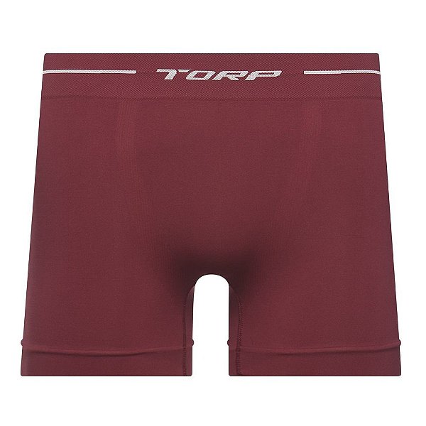 Cueca Boxer Torp Microfibra Sem Costura Cabernet - Ref 8001
