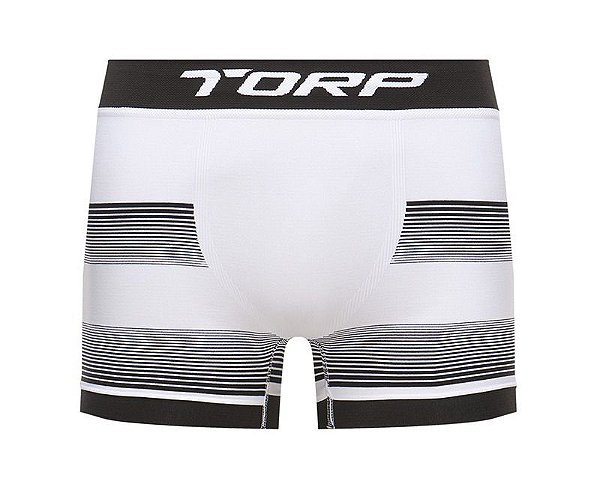 Cueca Torp Boxer Microfibra Sem Costura Cor Branca- R8410