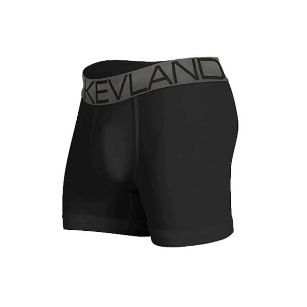Cueca Boxer Kevland Microfibra Preta