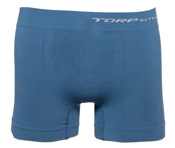Cueca Boxer Torp Microfibra Sem Costura Azul Real - Ref8416