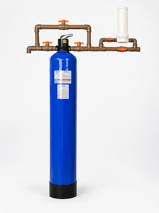 Filtro Central Removedor de Ferro e Manganês 6000 l/h 7 Camadas