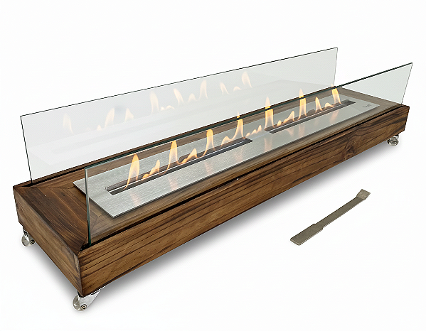 Lareira Ecológica Wood - Com queimador Slim 80