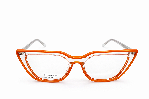 Óculos Melissa Chic Laranja - Feminino