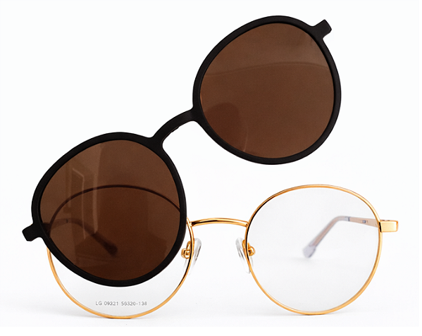 Armação de Óculos de Grau Feminino Clipon