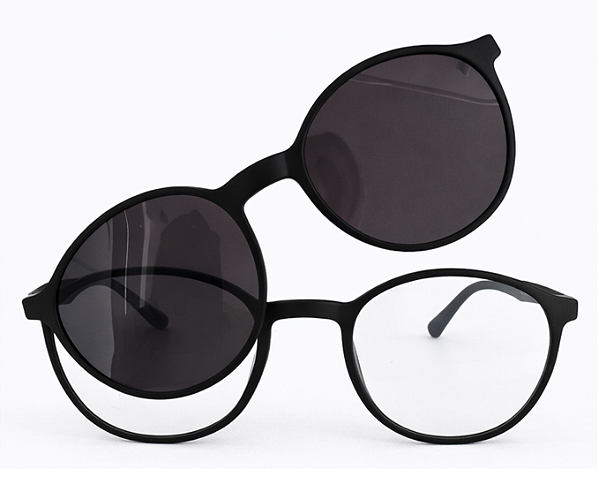 Armação de Óculos de grau Clipon Masculino