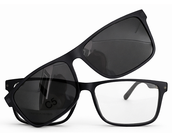 Armação de Óculos de grau Clipon Masculino